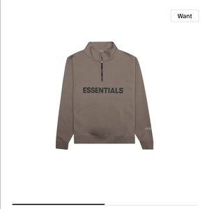 ESSENTIALS Fear of God Taupe Sweater
